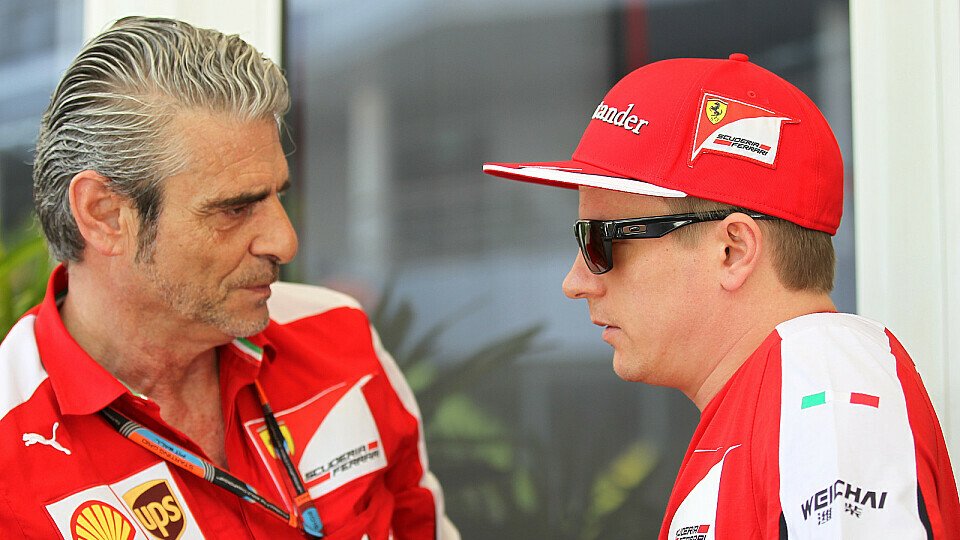 Offenbar hat der finnische Iceman mehrere Ferrari-Mitarbeiter mit seiner Schweigsamkeit angesteckt., Foto: Sutton