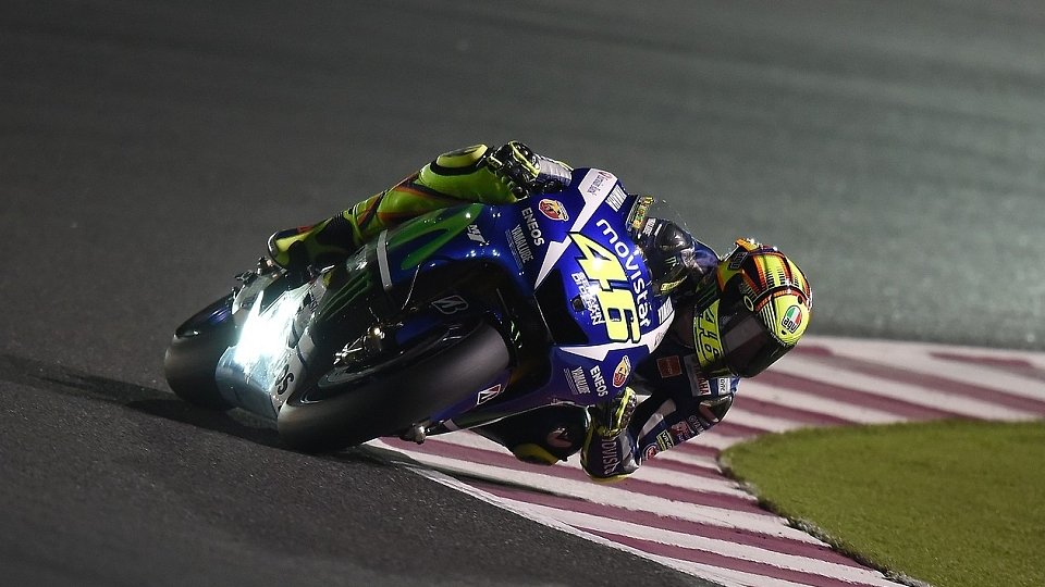 Valentino Rossi enttäuschte im Qualifying als Achter, Foto: Yamaha