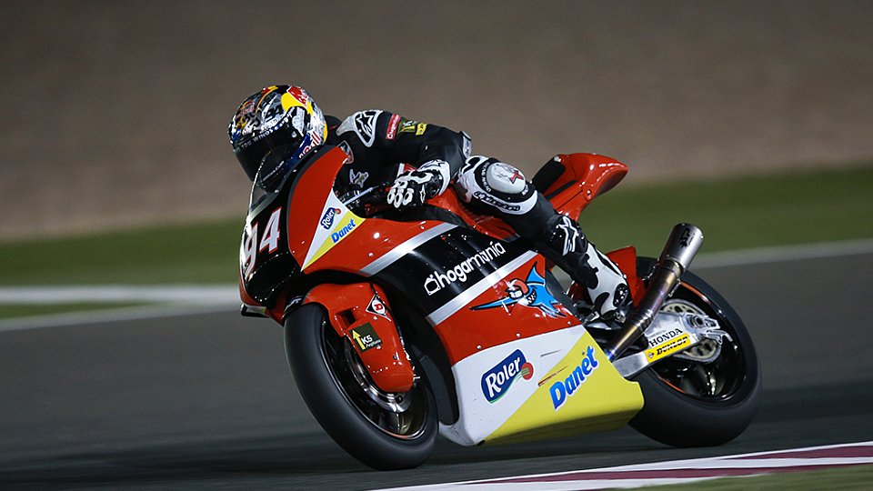 Jonas Folger sicherte sich in Katar den ersten Sieg seiner Moto2-Karriere, Foto: AGR Team