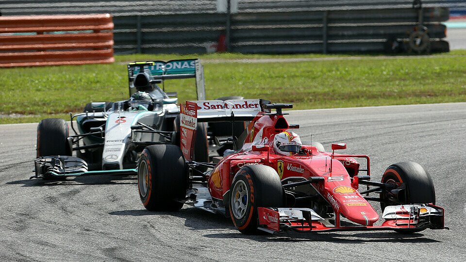 Vettel holt ersten Ferrari-Sieg in Sepang, Foto: Sutton