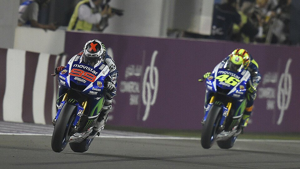 Das Yamaha-Duo ließ die Konkurrenz im ersten Training hinter sich, Foto: Yamaha