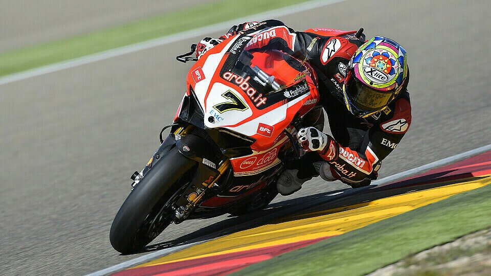 Chaz Davies fährt Bestzeit im Training, Foto: Ducati