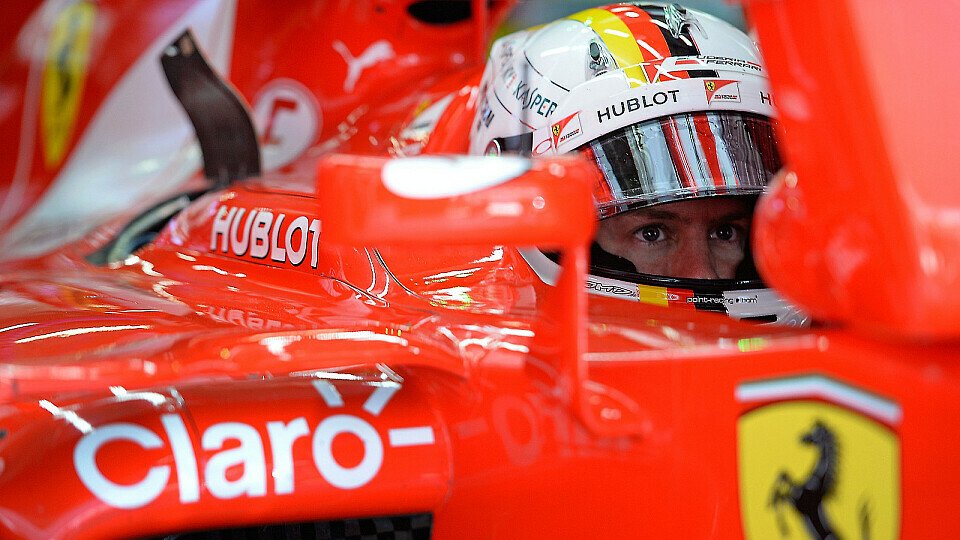 Sebastian Vettel hat die graue Macht fest im Visier, Foto: Ferrari