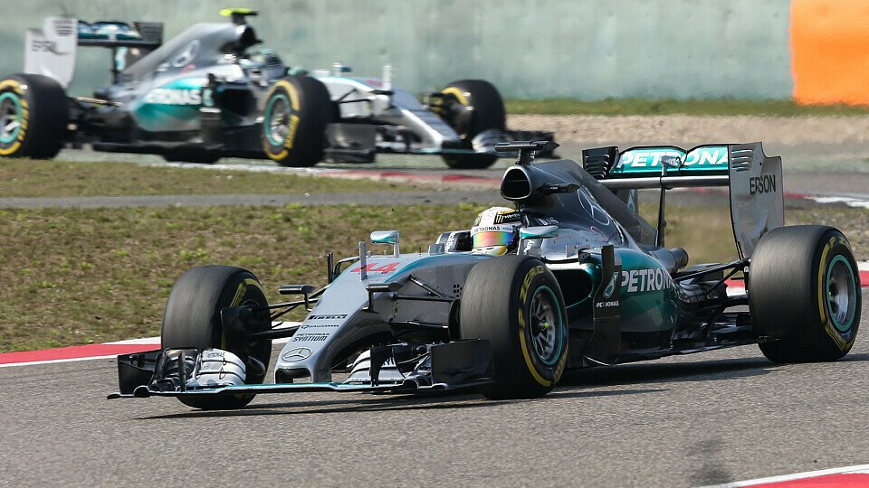 Lewis Hamilton holte sich seinen vierten China-Sieg, Foto: Sutton