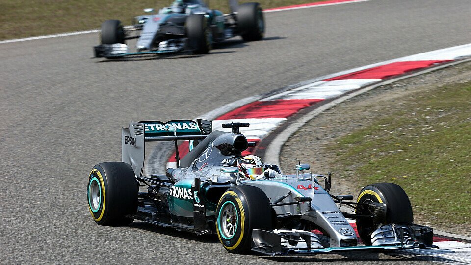 Hamilton vor Rosberg: Bei den ersten drei Saisonrennen ein Dauerzustand, Foto: Sutton