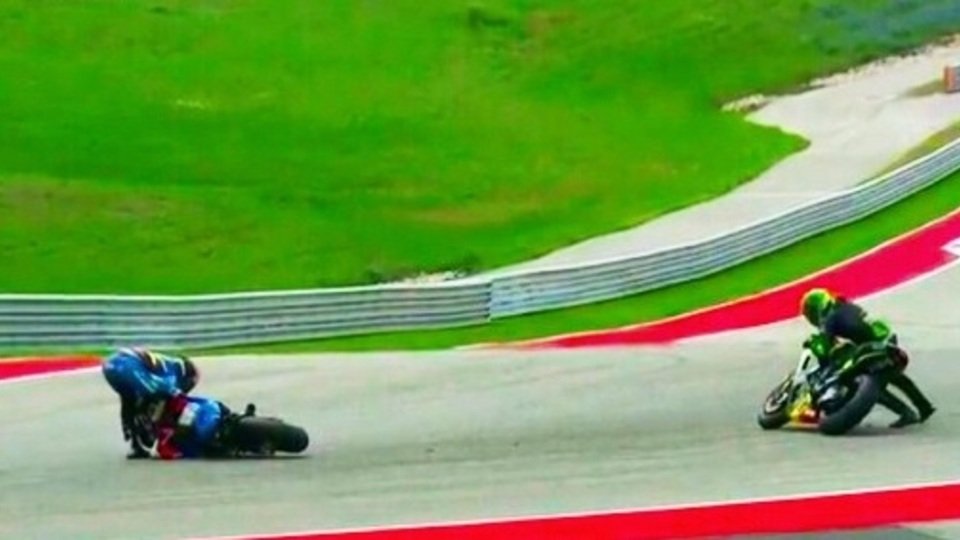 Der Texas-GP war für Espargaro und Redding schon nach wenigen Kurven vorbei, Foto: Instagram / Pol Espargaro