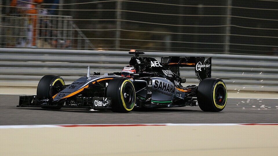Starke Vorstellung: Force India kommt in Bahrain gut zurecht, Foto: Sutton