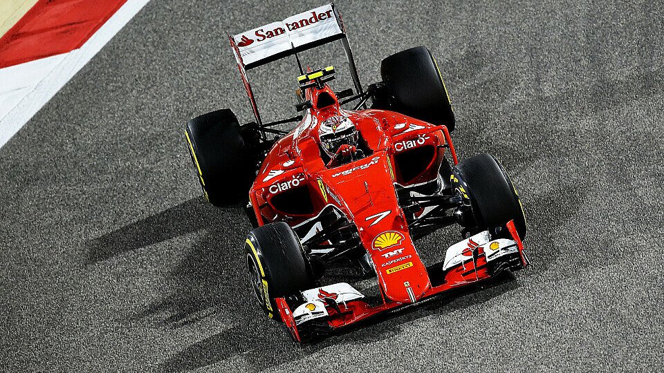 Kimi Räikkönen sicherte sich kurz vor Schluss Rang zwei, Foto: Ferrari
