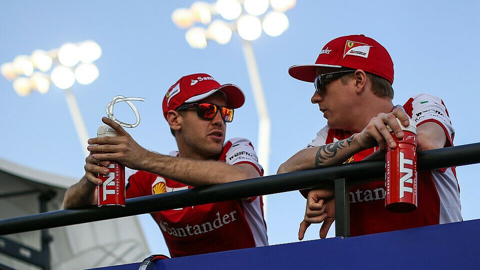 Sebastian Vettel und Kimi Räikkönen wollen das Beste für Ferrari - und für sich selbst, Foto: Sutton