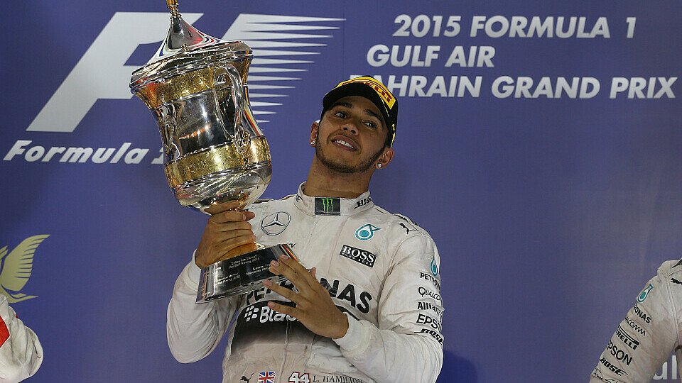 Hamilton gewann auch in Bahrain, Foto: Sutton