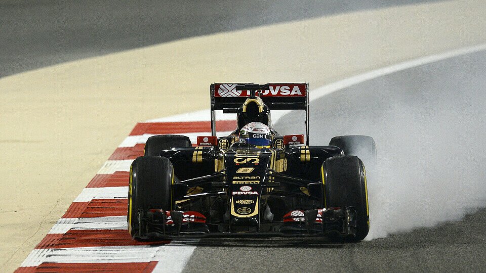 Romain Grosjean jubelte über Platz sieben, Foto: Sutton