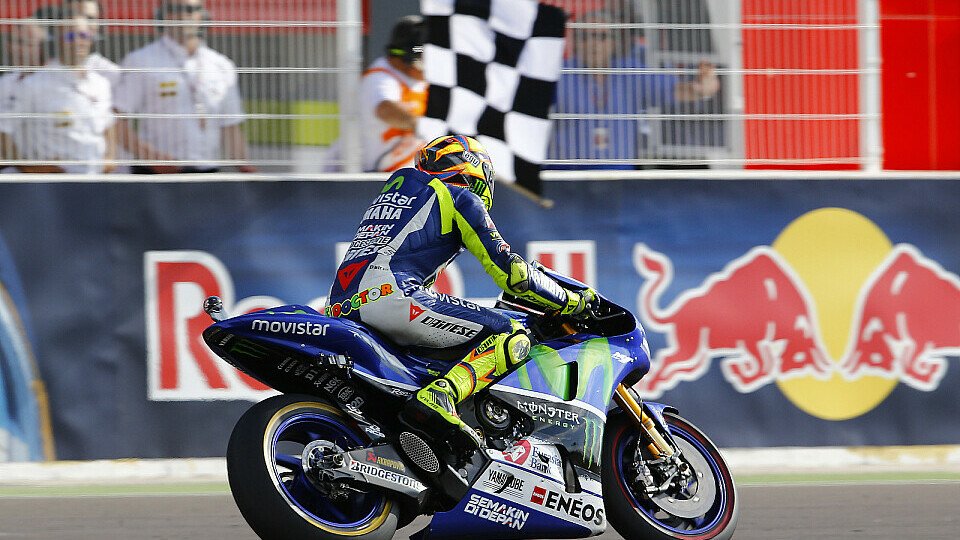 Valentino Rossi fuhr mit einer taktischen Meisterleistung zum Sieg, Foto: Yamaha