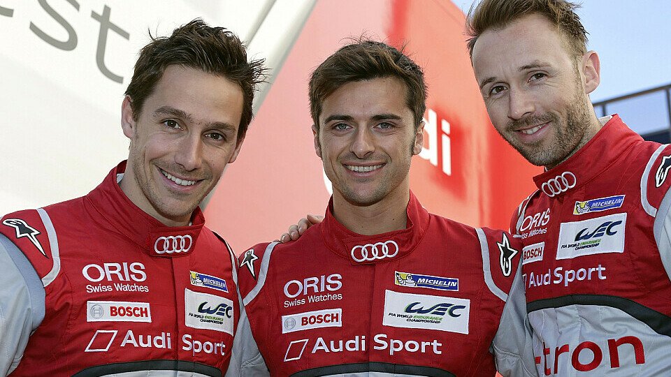 Filipe Albuquerque, Marco Bonanomi und Rene Rast teilen sich den dritten Audi, Foto: Audi