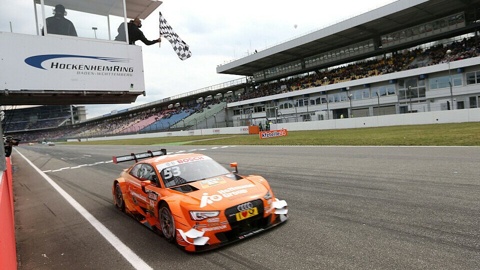 Jamie Green gewann das erste Rennen in Hockenheim, Foto: Audi