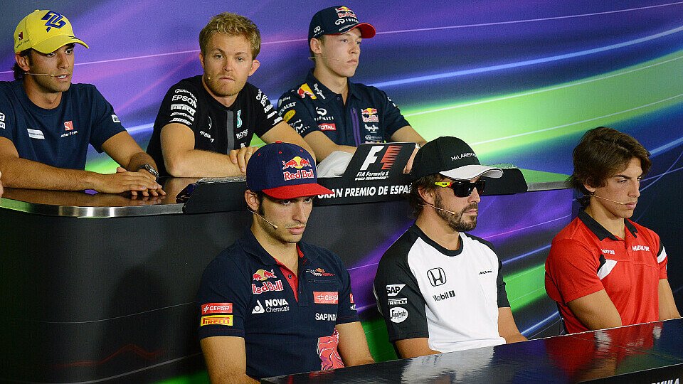 Die Piloten stehen vor dem Monaco GP Rede und Antwort, Foto: Sutton