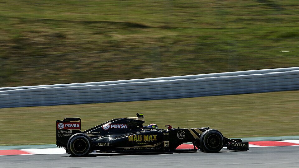 Romain Grosjean spulte lediglich 14 Runden ab., Foto: Sutton