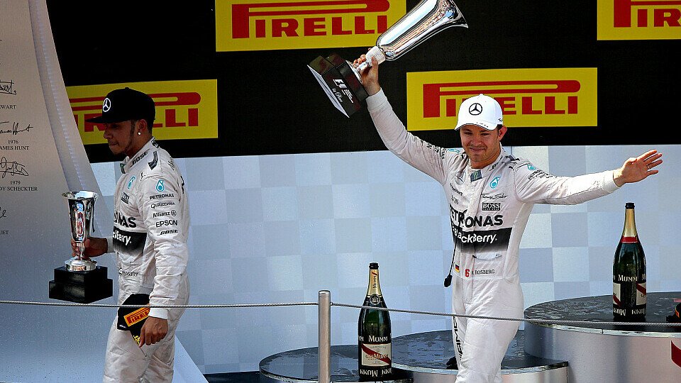 Im letzten Jahr fuhr Rosberg in Spanien seinen ersten Saisonsieg ein, Foto: Sutton
