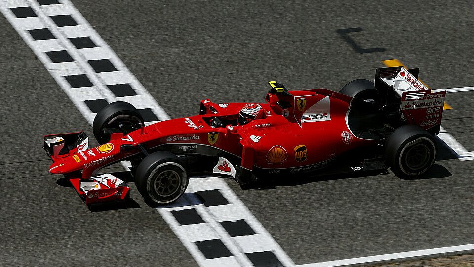 Kimi Räikkönen fuhr 2015 mit der Nummer sieben. Beim Spanien GP startete er auch von Platz sieben, Foto: Sutton