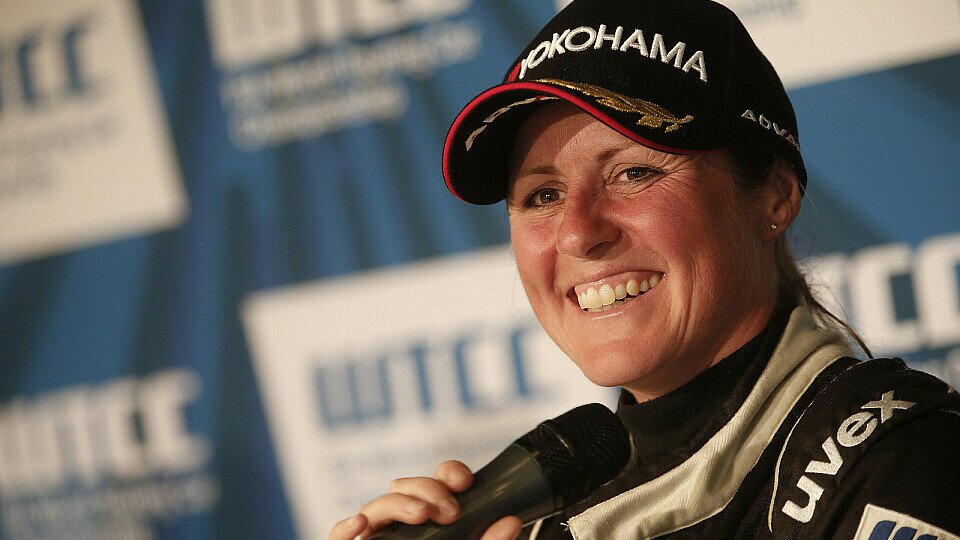 Absoluter Fan-Liebling: Die verstorbene Rennfahrerin Sabine Schmitz, Foto: WTCC