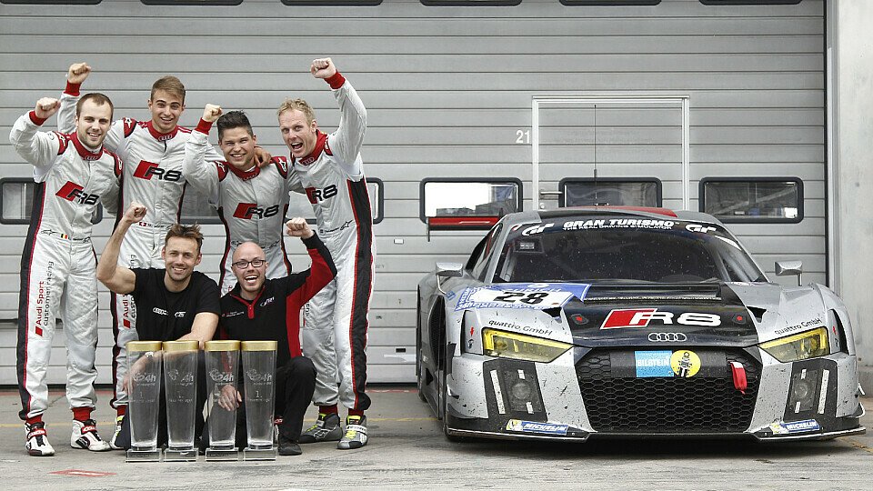 Nico Müller siegte gemeinsam mit seinen Teamkollegen beim 24-Stunden-Rennen, Foto: Audi