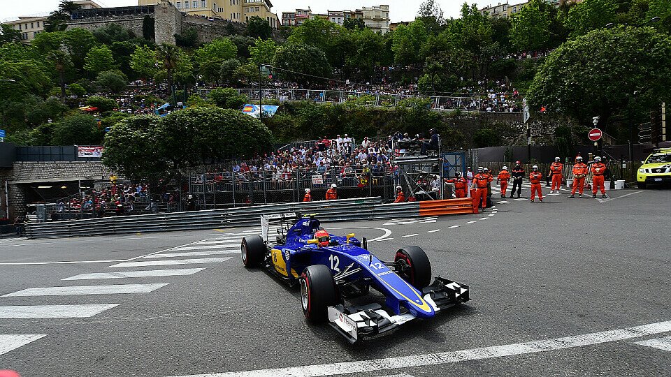 Felipe Nasr freute sich in Monaco über den neunten Rang., Foto: Sutton