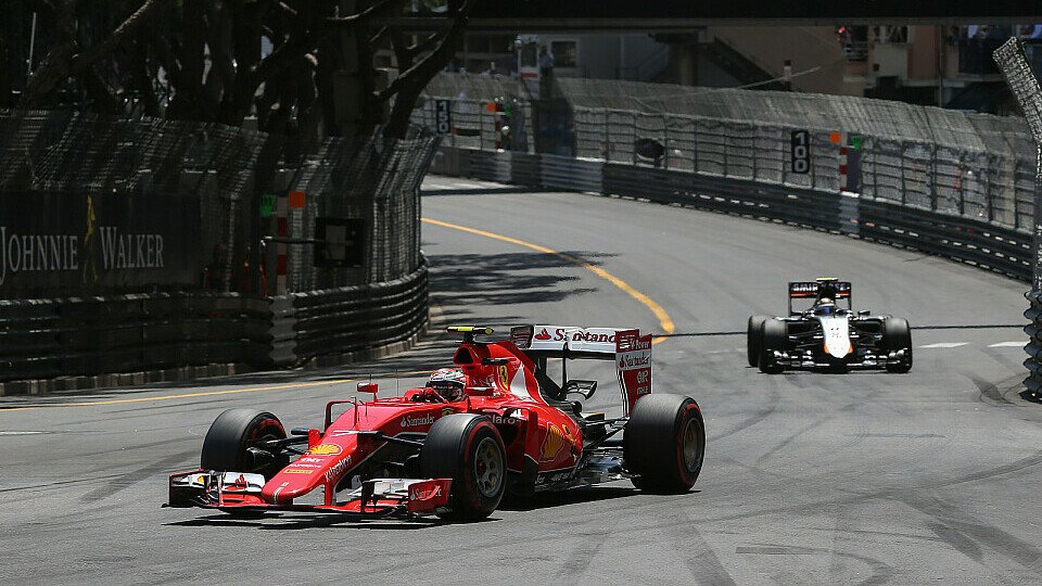 Kein Grip: Kimi Räikkönen rutschte durch das Monaco-Qualifying, Foto: Sutton