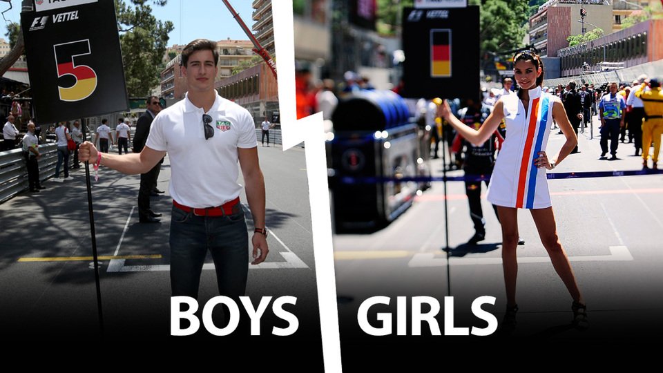 Mädels oder Jungs - das war eine der großen Fragen beim Monaco Grand Prix, Foto: Sutton