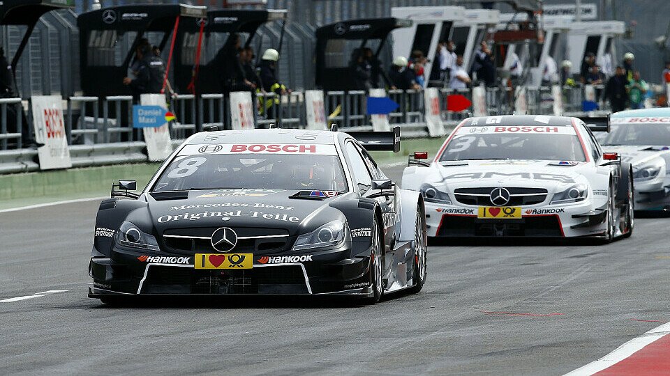 Mercedes konnte auch am Sonntag nichts gegen die Audi-Übermacht ausrichten, Foto: DTM