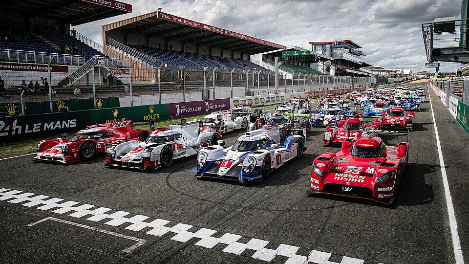 Die vier LMP1-Hersteller Porsche, Audi, Toyota und Nissan bilden die Spitze des Feldes in Le Mans, Foto: Nismo