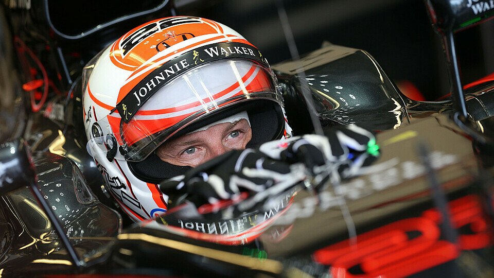 Jenson Button saß die meiste Zeit in der Garage, Foto: Sutton