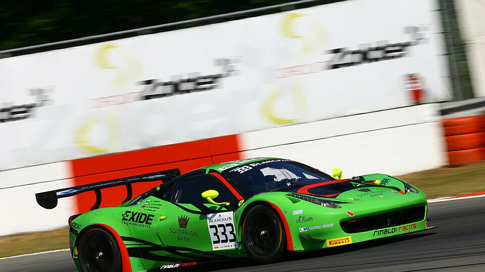 Der grüne Ferrari 458 Italia von Rinaldi Racing lief in Zolder sehr gut, Foto: SRO