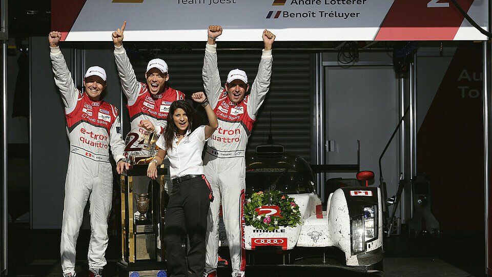 2014 holte Fässler mit Lotterer und Treluyer seinen letzten von bislang drei Gesamtsiegen, Foto: Audi