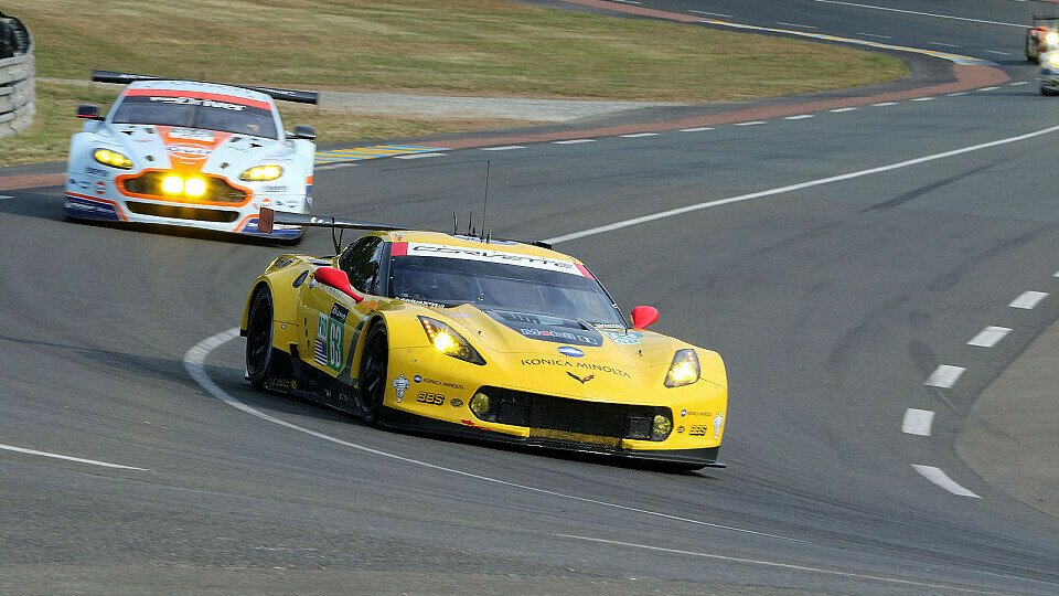 Für die Corvette von Magnussen, Garcia und Briscoe ist Le Mans gelaufen, Foto: Speedpictures