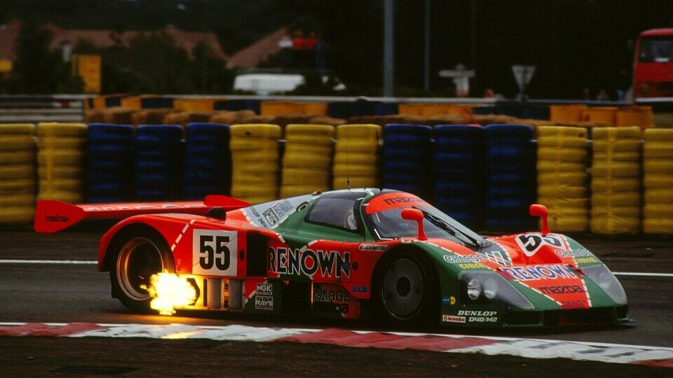 Mazda schickt einen LMP2-Boliden im 1991er-Le-Mans-Design zum nächsten IMSA-Rennen, Foto: Sutton