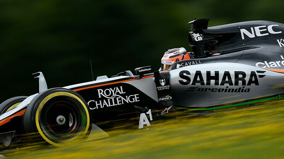 Nico Hülkenberg gibt wieder für Force India Gas, Foto: Sutton