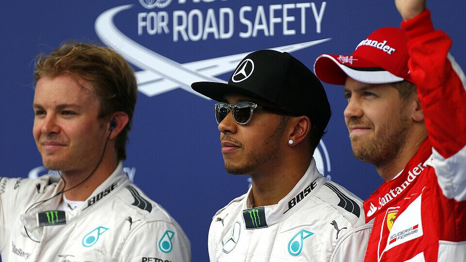Sebastian Vettel könnte wohl als einziger Fahrer einen Mercedes-Sieg verhindern, Foto: Sutton