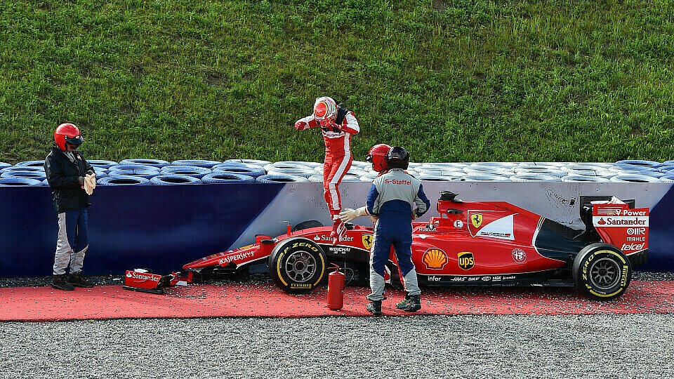 Antonio Fuoco demolierte seinen Ferrari, Foto: Sutton