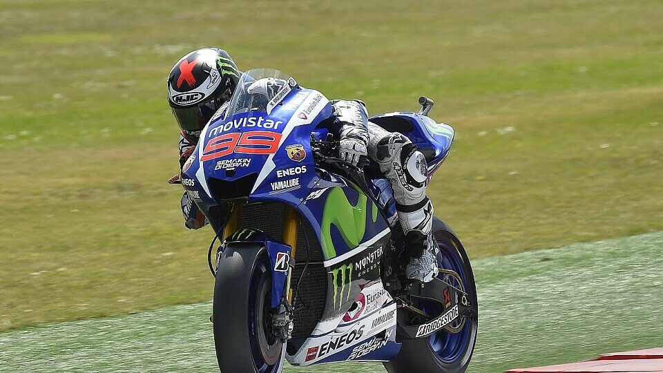 Jorge Lorenzo hatte am Donnerstag seine Probleme, Foto: Yamaha