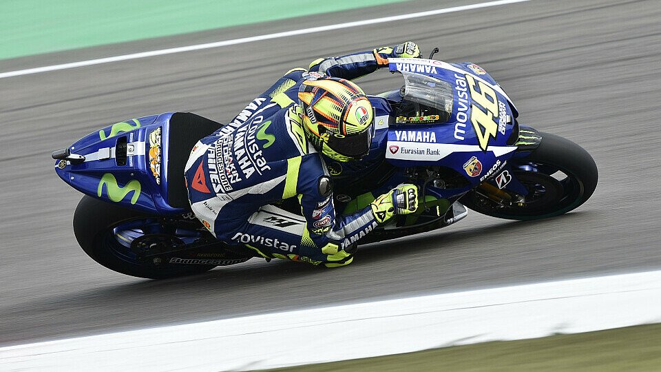 Rossi spielte seine volle Routine aus, Foto: Yamaha