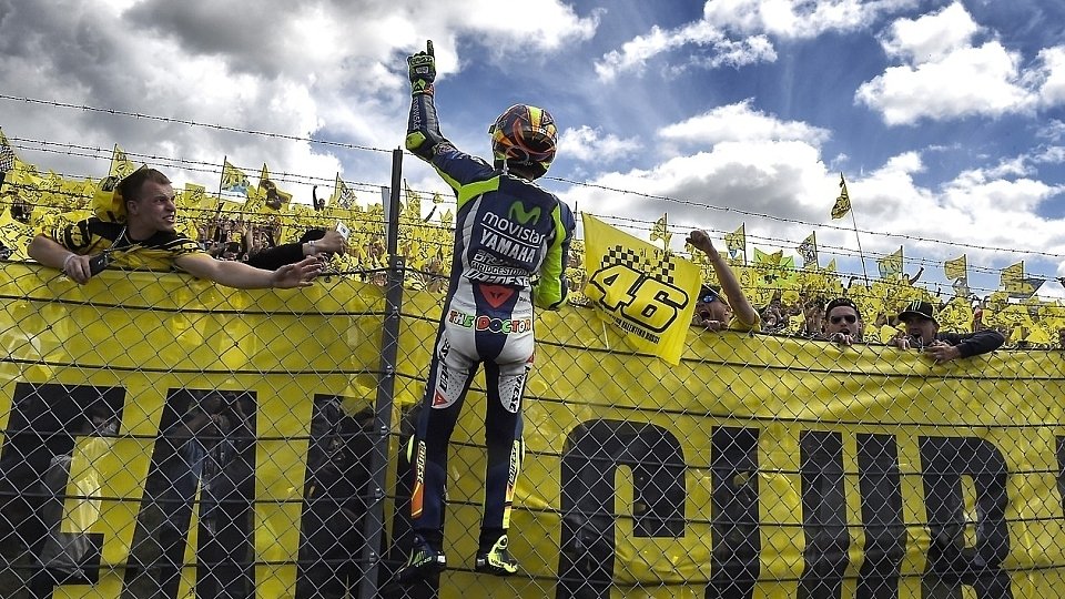 Einige Rossi-Fans schossen in den letzten Wochen über das Ziel hinaus, Foto: Yamaha
