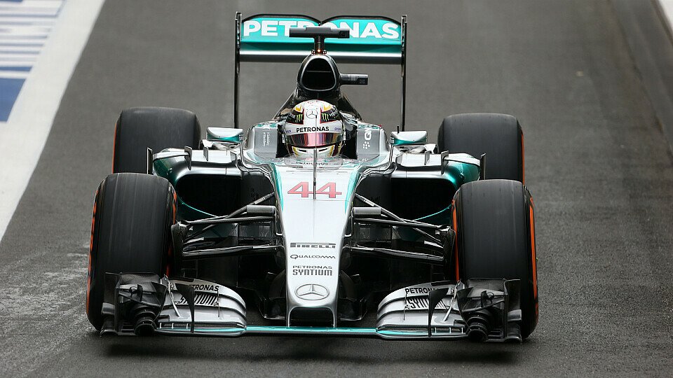 Lewis Hamilton holte sich die Bestzeit, Foto: Sutton