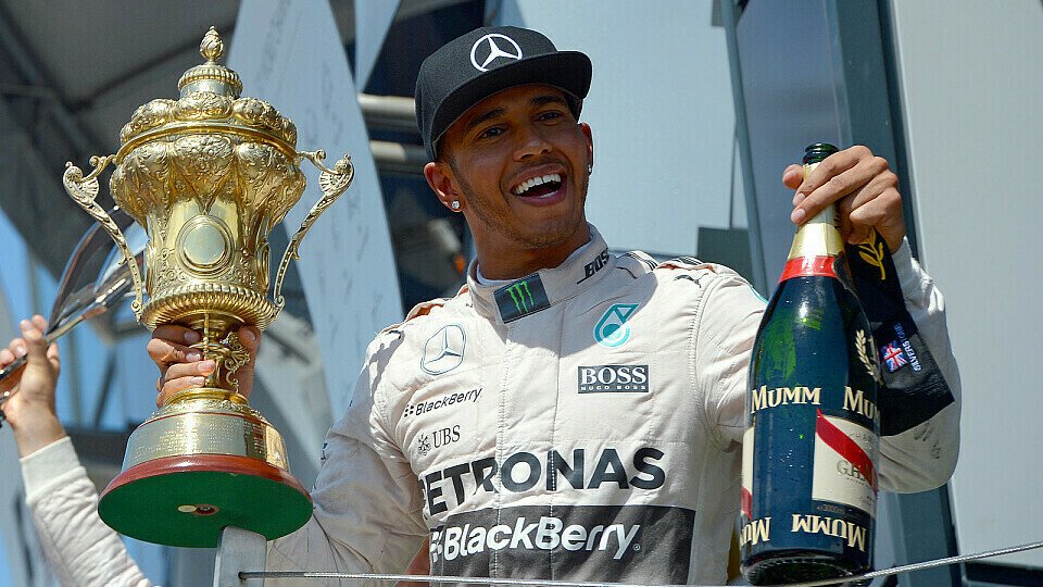 Hamilton siegte beim Heimrennen in Silverstone, Foto: Sutton