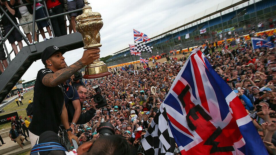 Lewis Hamilton ist der Held von Silverstone, Foto: Sutton