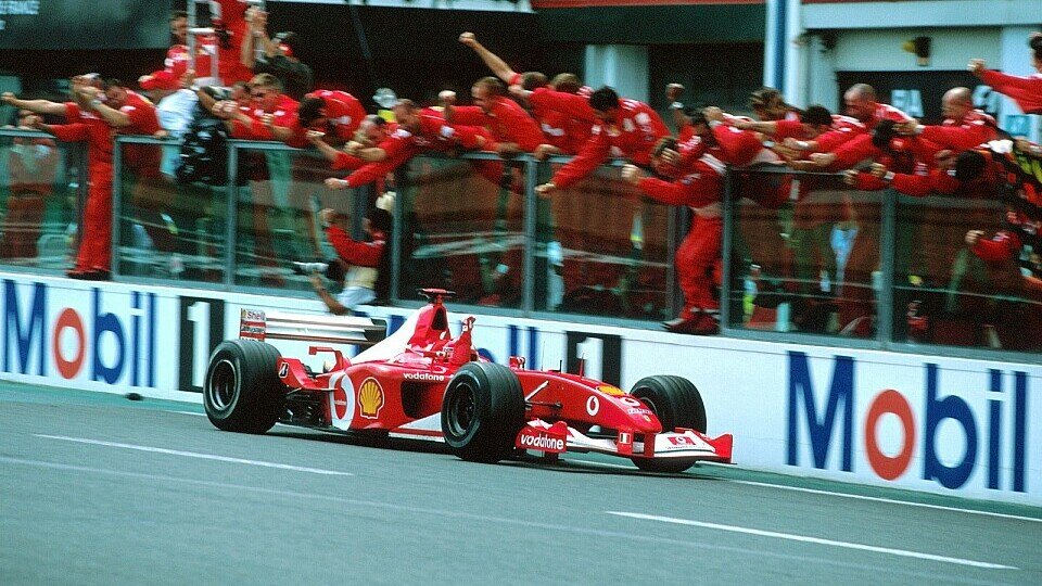 Michael Schumachers Weltmeister-Ferrari von 2002 wird beim Formel-1-Finale 2019 in Abu Dhabi versteigert, Foto: Sutton