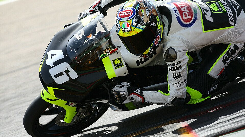 Nicolo Bulega durfte in der spanischen Meisterschaft sogar Rossis 46 tragen, Foto: VR46 Rider Academy