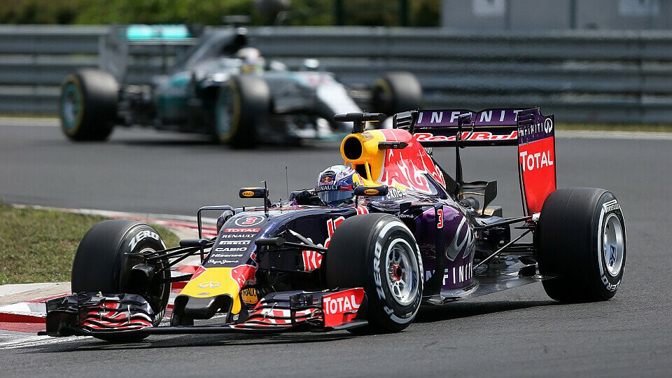 Erster Podiumsplatz 2015 für Daniel Ricciardo im Red Bull, Foto: Sutton