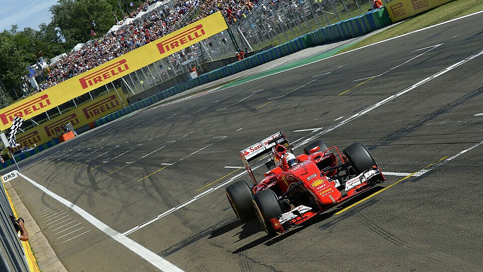 Sebastian Vettel feierte in Ungarn seinen zweiten Sieg für Ferrari, Foto: Ferrari