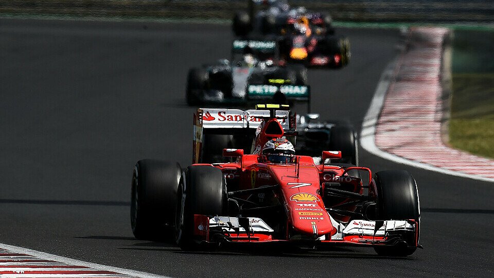 In Ungarn schüttelte Ferrari den Verkehr komplett ab, Foto: Ferrari