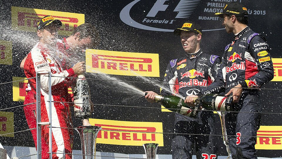 Sebastian Vettel holte sich den zweiten Ferrari-Sieg in Budapest, Foto: Sutton