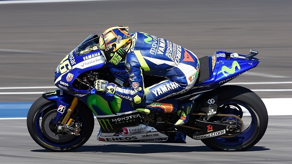 Valentino Rossi ist nach dem Training in Indianapolis besorgt, Foto: Yamaha